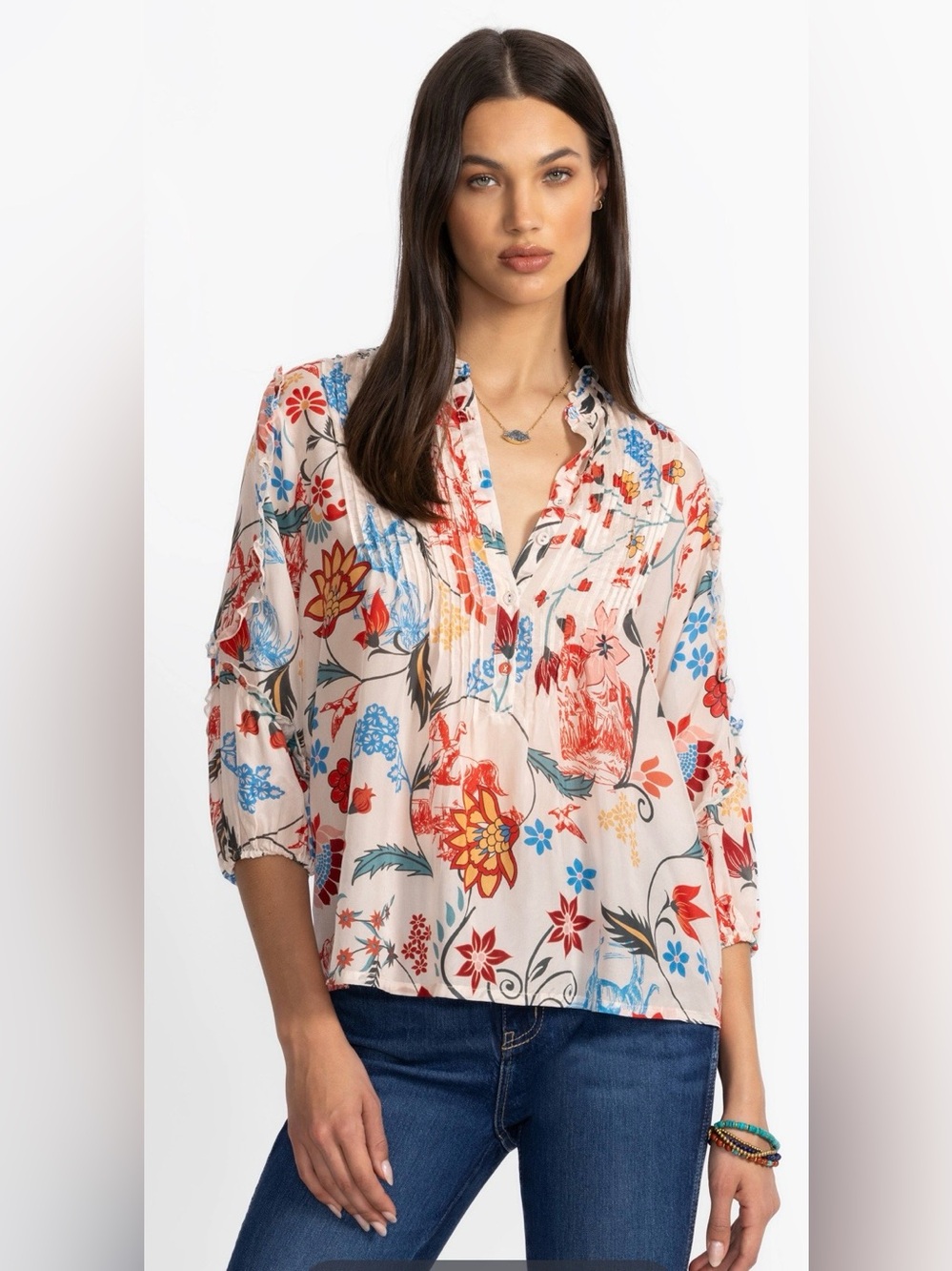 NWT Johnny Was Zeeland Blouse Prazer, Size Large